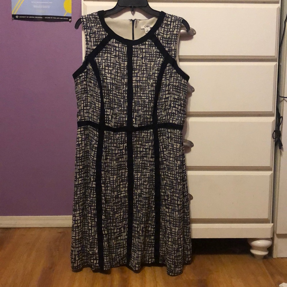 Black and white dress